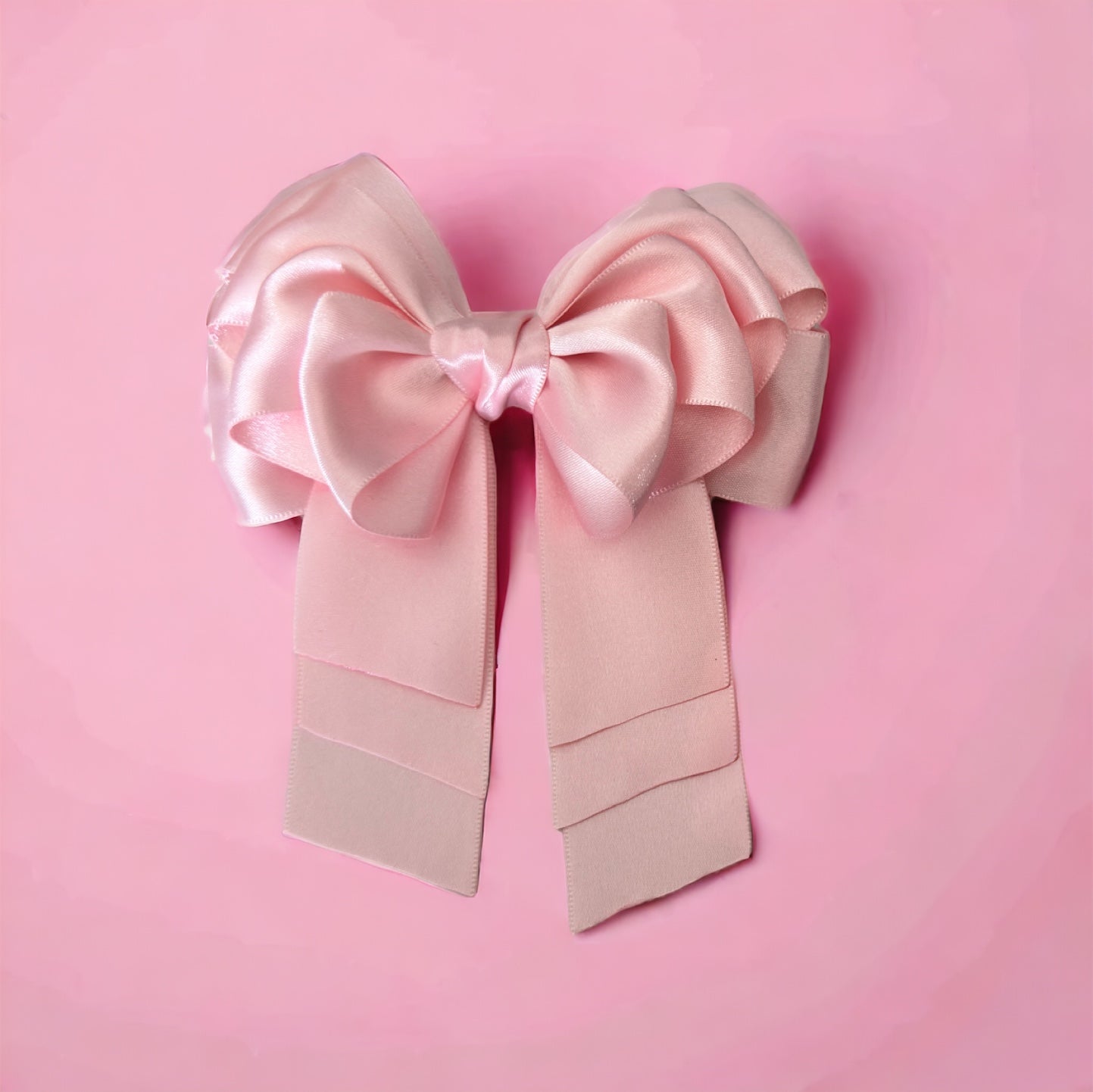 Pink hair bow