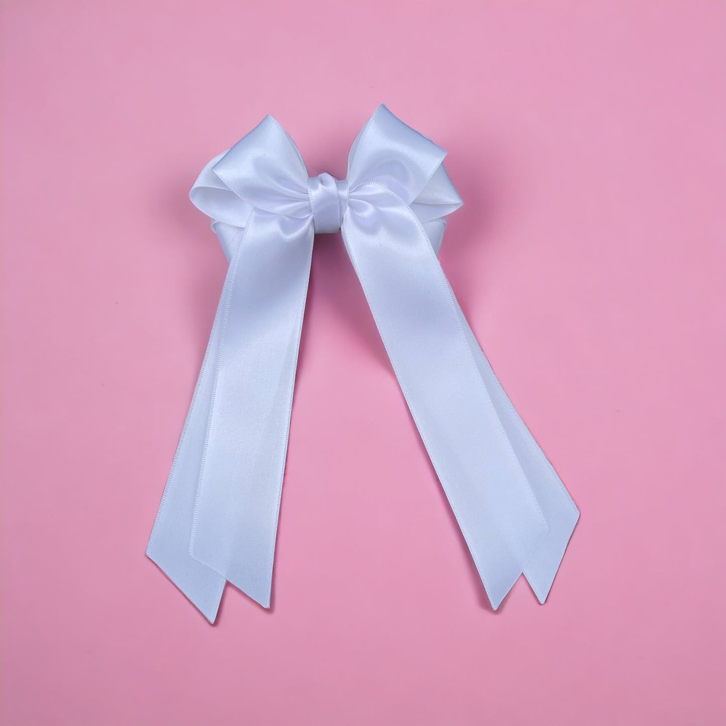 White hair bow