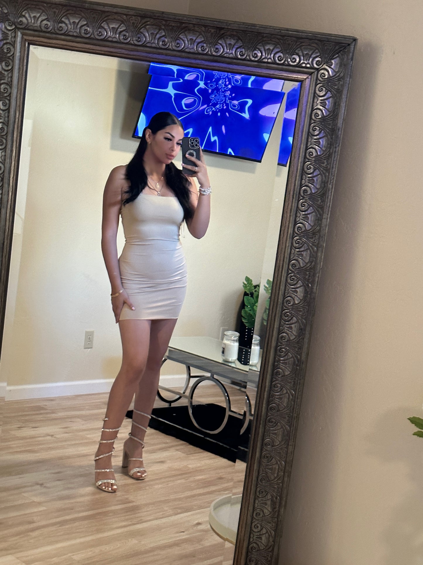 Cream dress